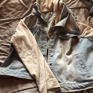 👏🏻👏🏻👏🏻 jean sweatshirt jacket